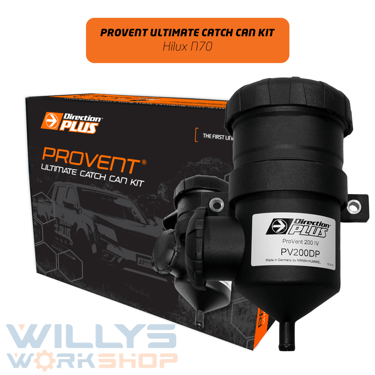 PV613DPK Promo Pic Provent Ultimate Catch Can Toyota Hilux N70 (PV613DPK)