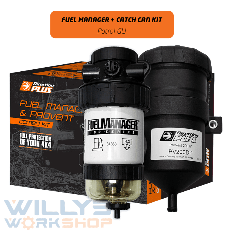 FMPV626DPC Promo Pic Fuel Manager Pre-Filter & Provent Catch Can Kit Patrol GU (FMPV626DPC)
