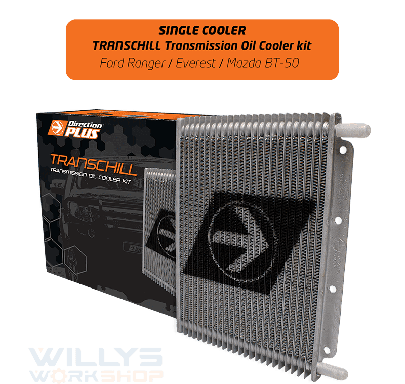TC621DPK Single Cooler Transchill Transmission Oil Cooler Kit for Ford Ranger / Everest / Mazda BT-50