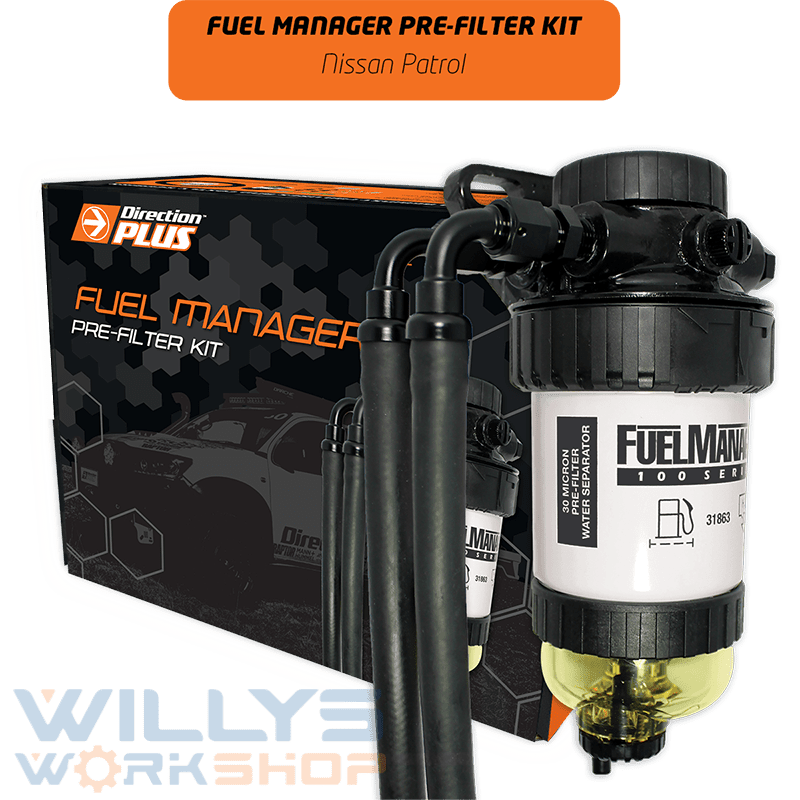 FM619DPK Promo Pic Fuel Manager Pre-Filter Kit for Nissan Patrol