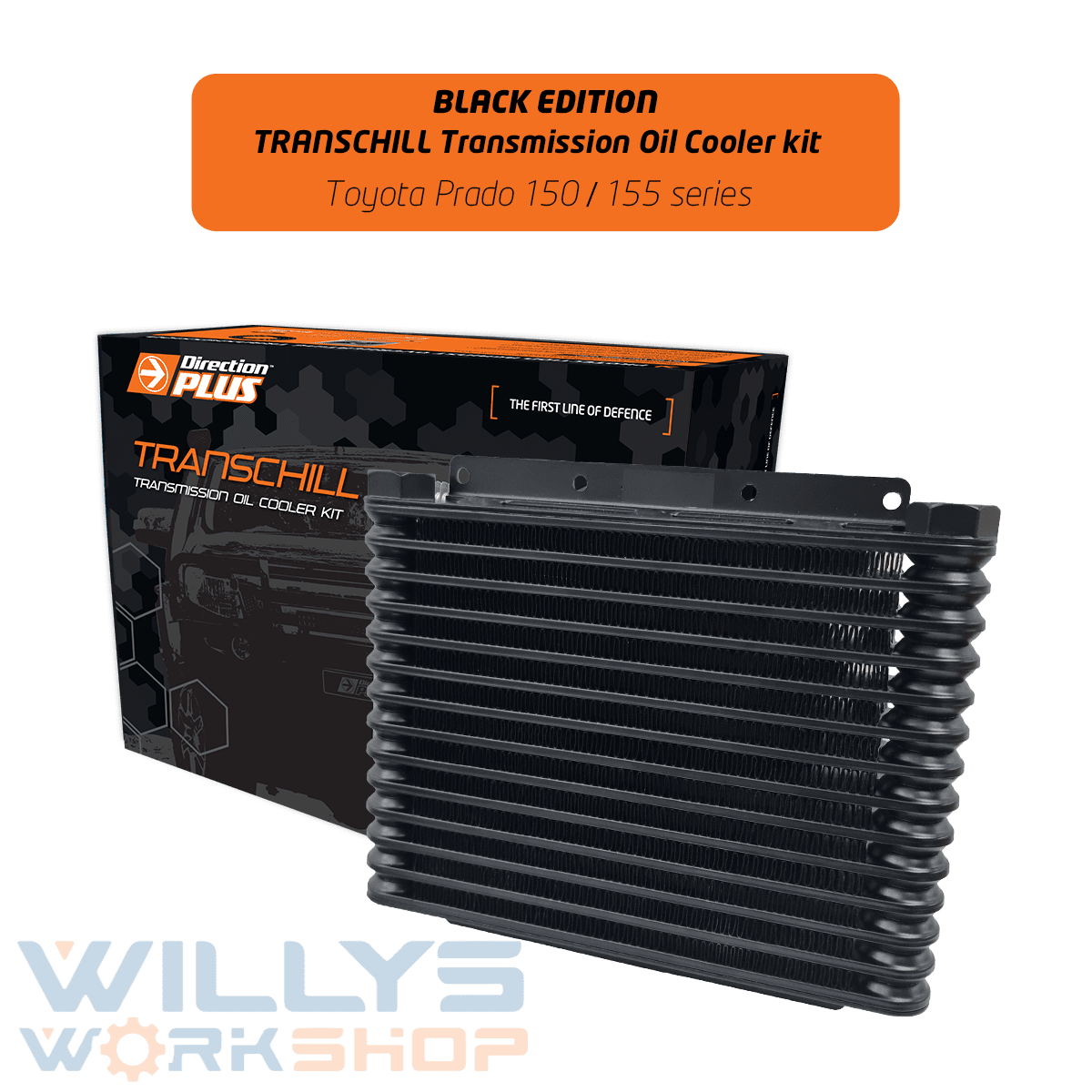 TCB620DPK Transchill Black Edition Transmission Oil Cooler Kit for Toyota Prado 150/155 Series