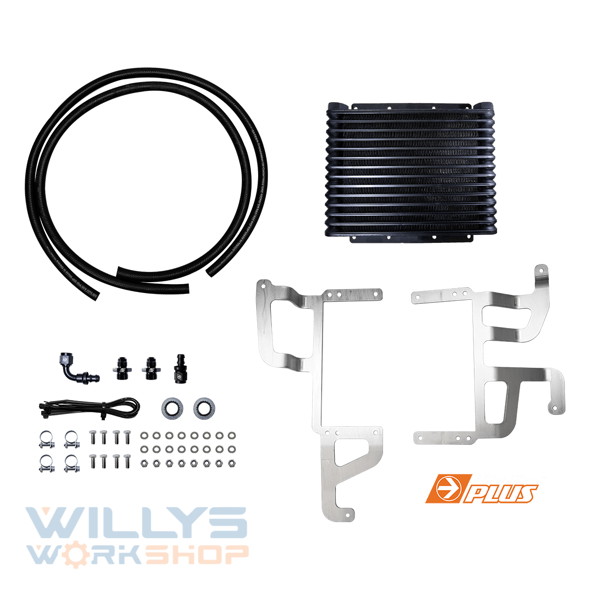 Transchill Arctic Black Transmission Cooler Kit for DMAX / BT-50 3.0L 4JJ1 (TCB601DPK)