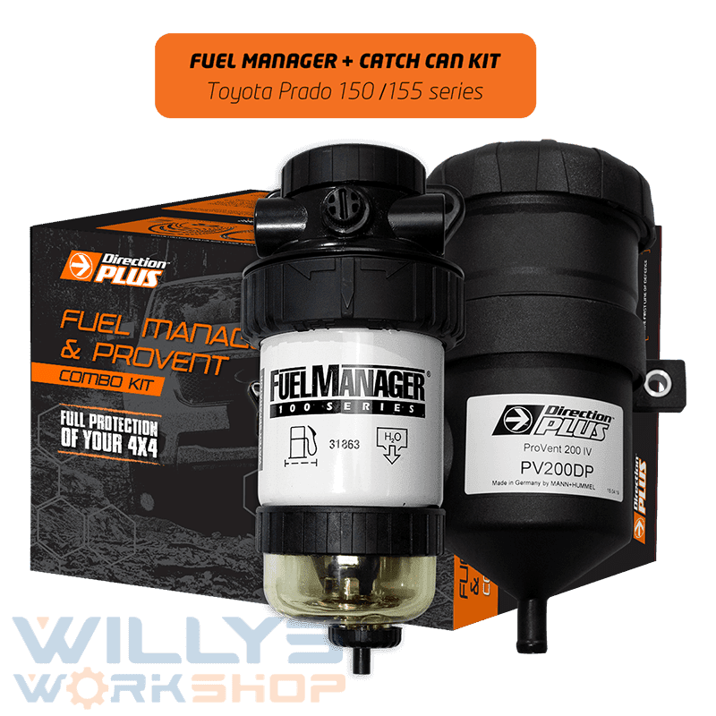 FMPV620DPC Promo Pic Fuel Manager Pre Filter & Catch Can Kit Toyota Prado 150 Series (FMPV620DPC)