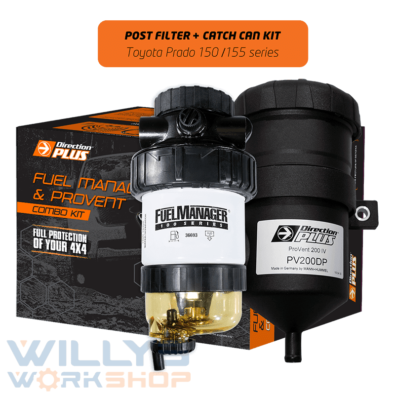 PFPV620DPC Fuel Manager Post-Filter & Catch Can Kit Prado 150/155 Series (PFPV620DPC)